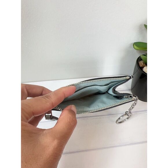 NWT Coach CI672G Key Pouch With Mystical Floral Print - Picture 4 of 6